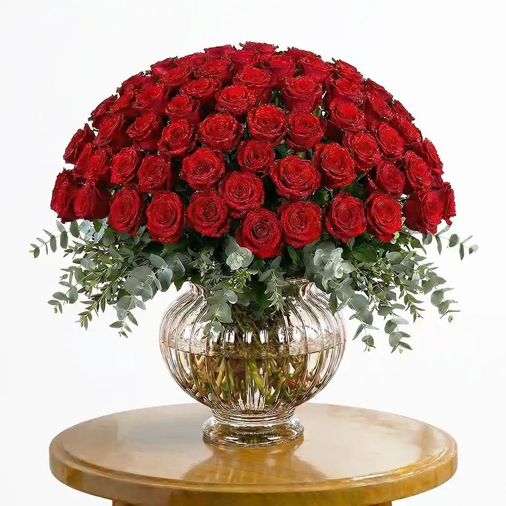 100 Red Roses